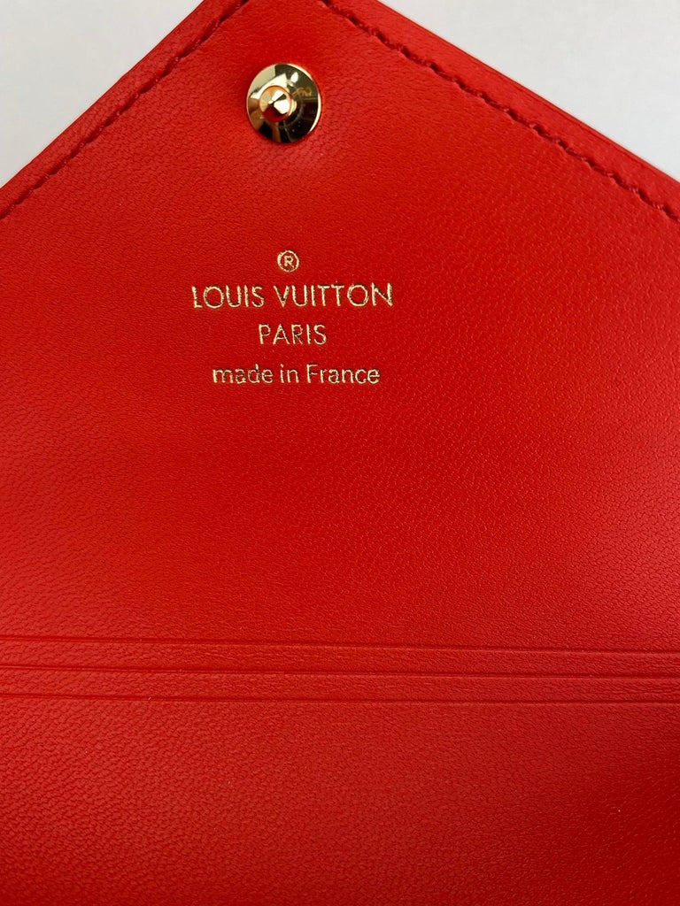 Louis Vuitton monogram red Kirigami MM pouch – My Girlfriend's Wardrobe LLC
