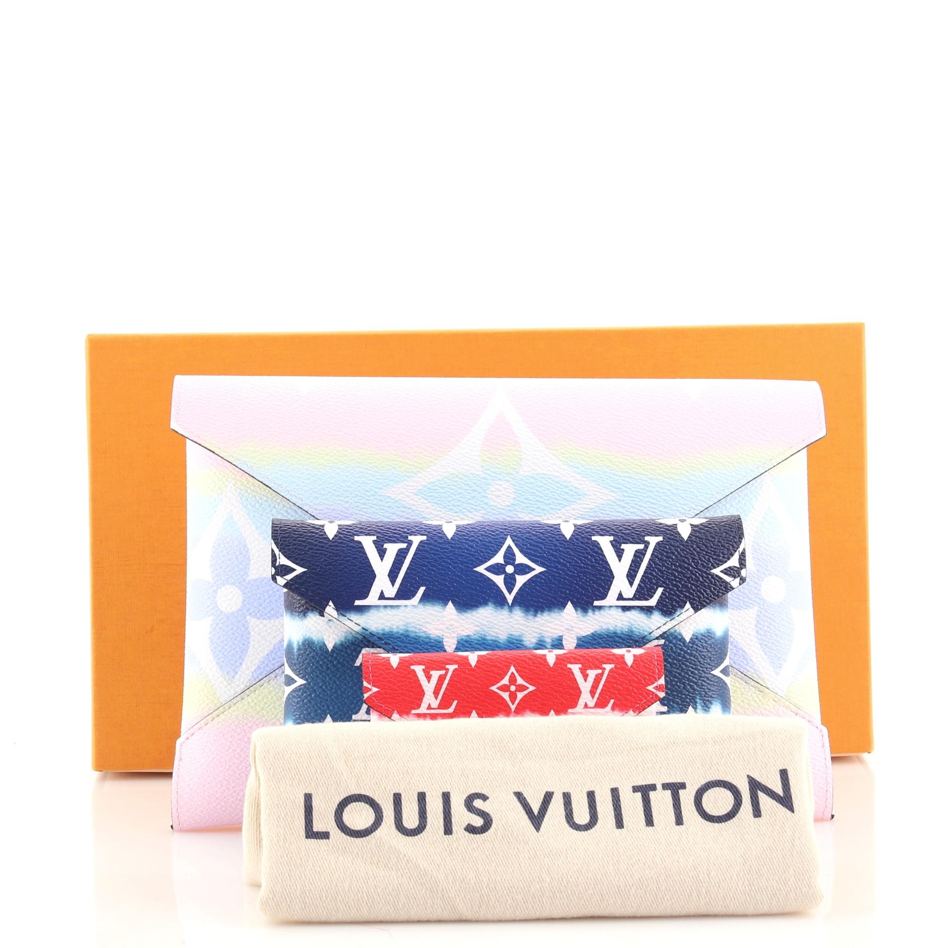 Louis Vuitton White Small Ss19 Limited Edition Giant Kirigami Pouch 870620  For Sale at 1stDibs