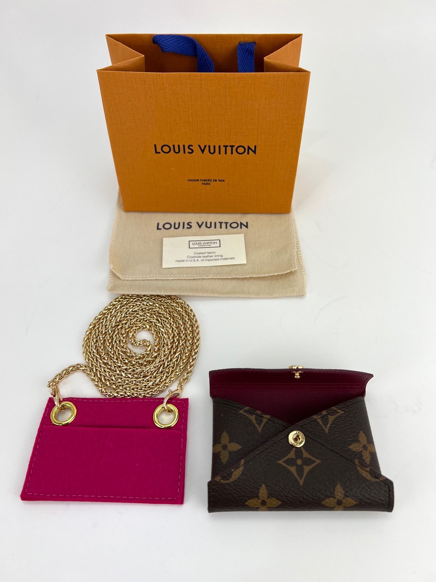 Women's Louis Vuitton KIRIGAMI POCHETTE Small Only Monogram Added Strap Crossbody Bag