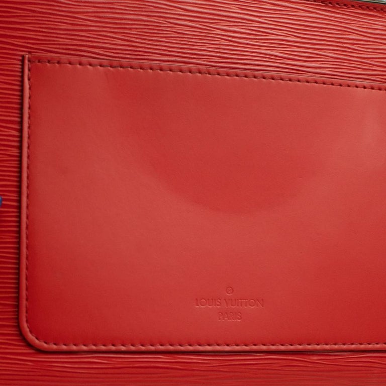 LOUIS VUITTON, Kléber in red épi leather 5