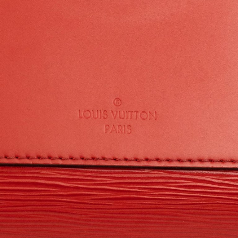 LOUIS VUITTON, Kléber in red épi leather 4