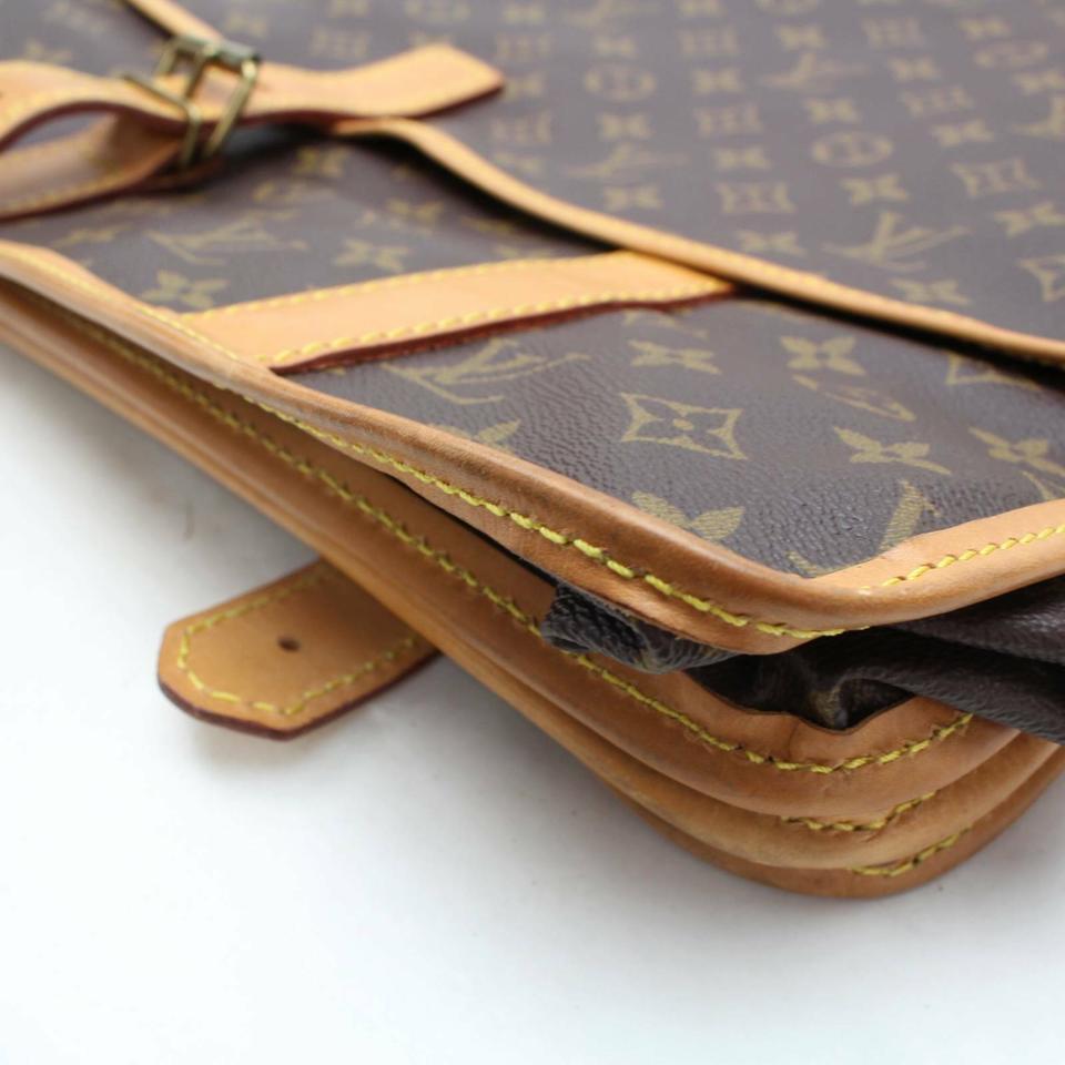 Louis Vuitton Kleber Monogram Sac Chasse Garment 871769 Brown Coated Canvas 2