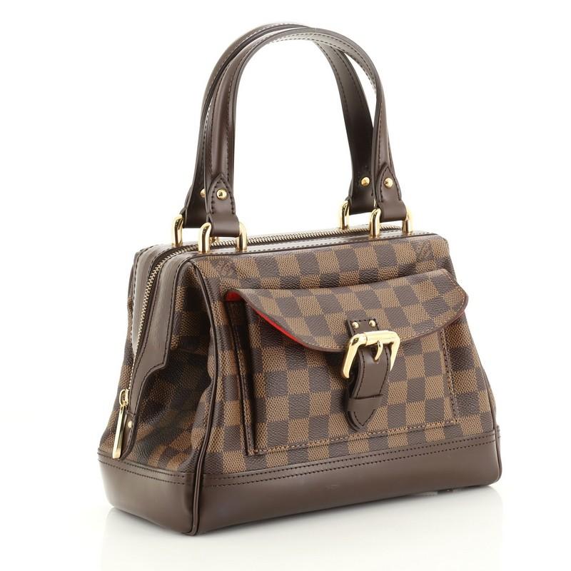 Black Louis Vuitton Knightsbridge Handbag Damier