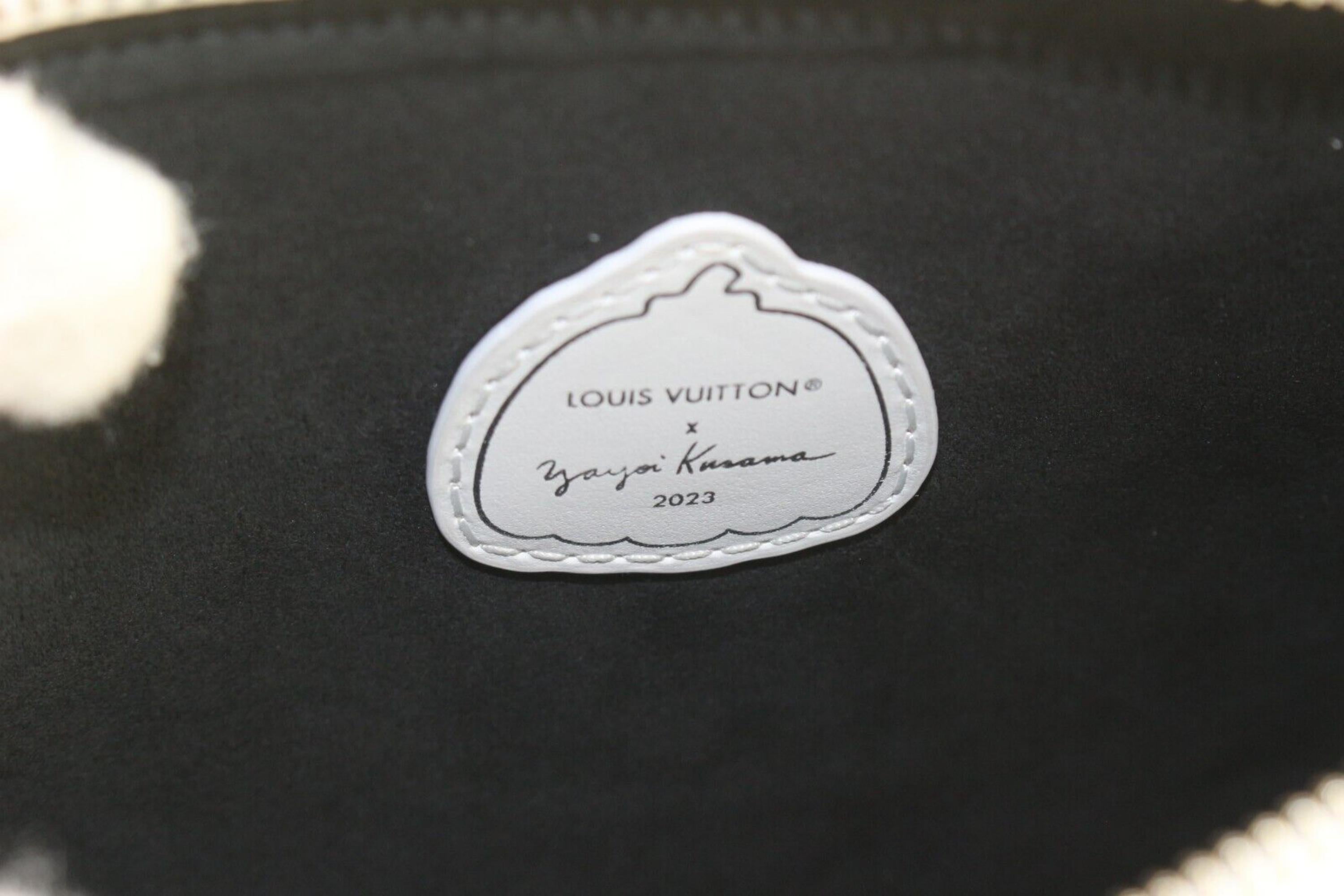 Louis Vuitton Kusama - Monogramme noir Empreinte Neverfull MM avec pochette 11LV0123 Neuf - En vente à Dix hills, NY