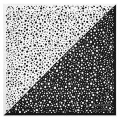 LOUIS VUITTON KUSAMA black white silk wool 2023 INFINITY DOTS Shawl Scarf