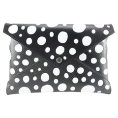 Louis Vuitton Kusama Infinity Dot Black Epi Kirgiami Pochette GM LArge4LK0407