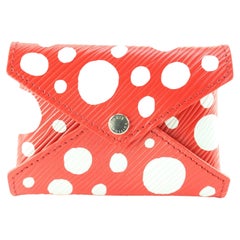 Louis Vuitton Kusama Infinity Dots Red Epi Small Kirigami PM Pouch 2lv512s