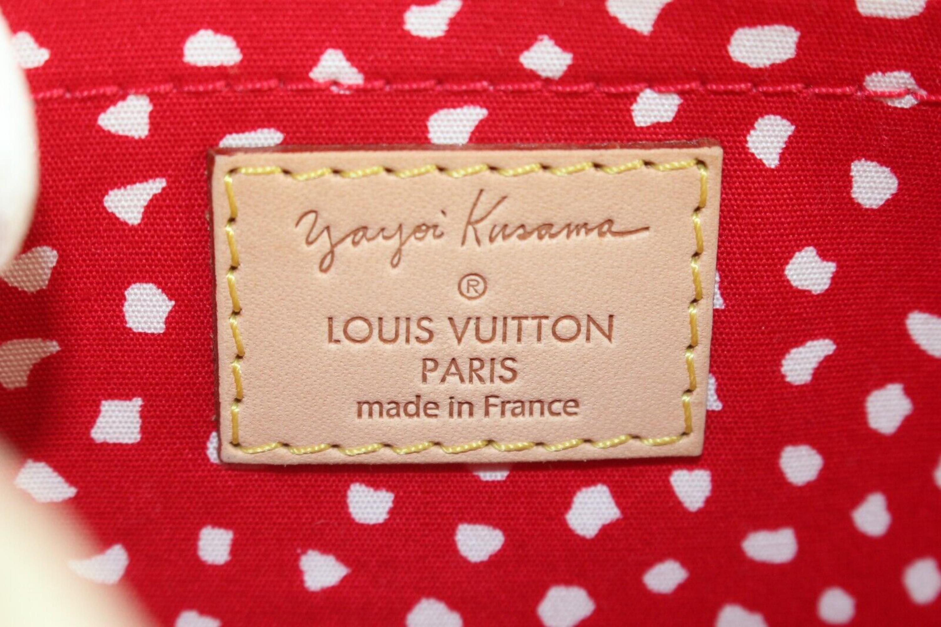 Louis Vuitton Kusama Infinity Red Dots Vernis Pochette-Accessoires 4LVJ0406 (Rot)