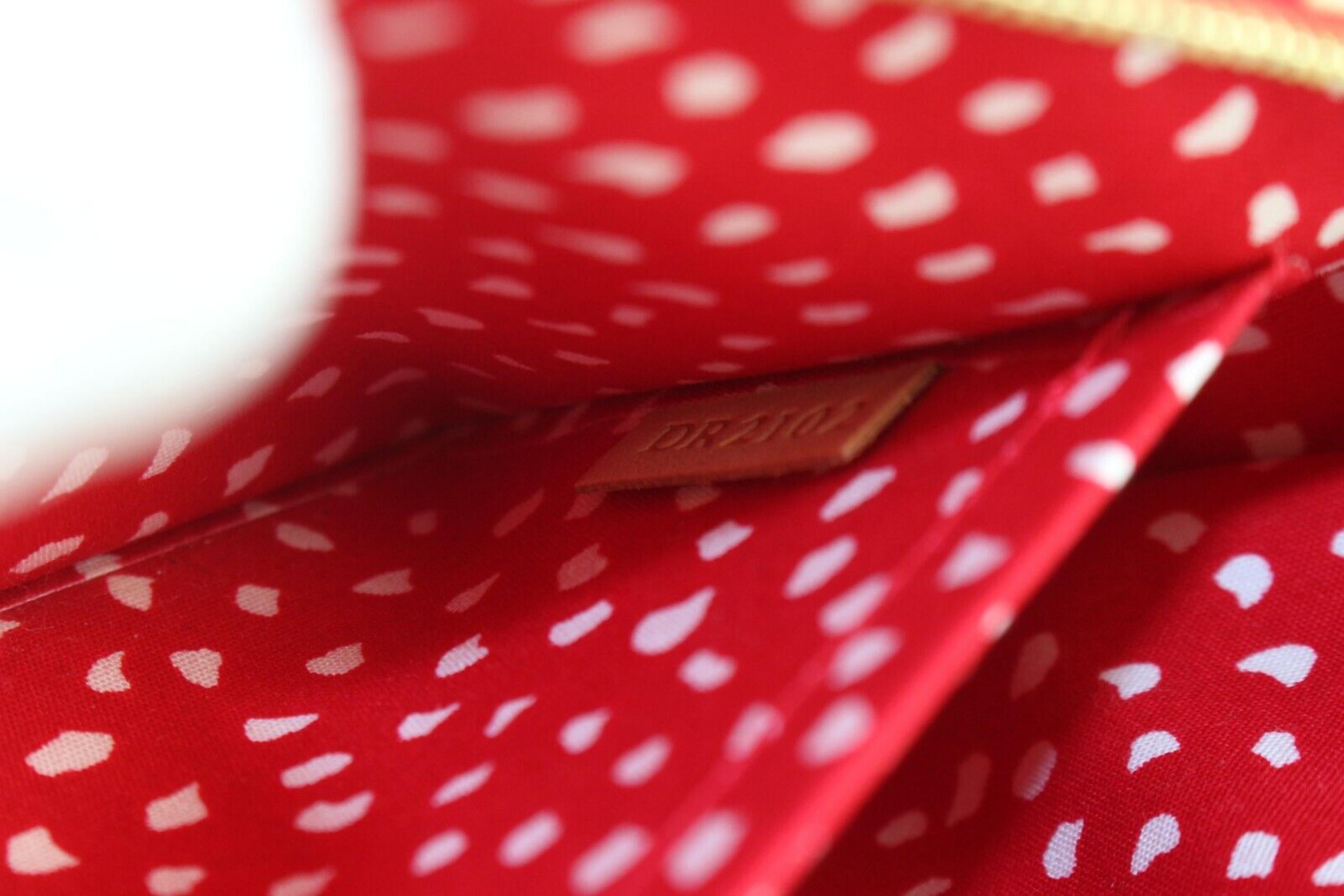 Louis Vuitton Kusama Infinity Red Dots Vernis Pochette-Accessoires 4LVJ0406 Damen