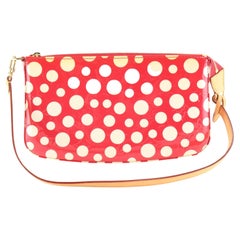 Used Louis Vuitton Kusama Infinity Red Dots Vernis Pochette Accessoires 4LVJ0406