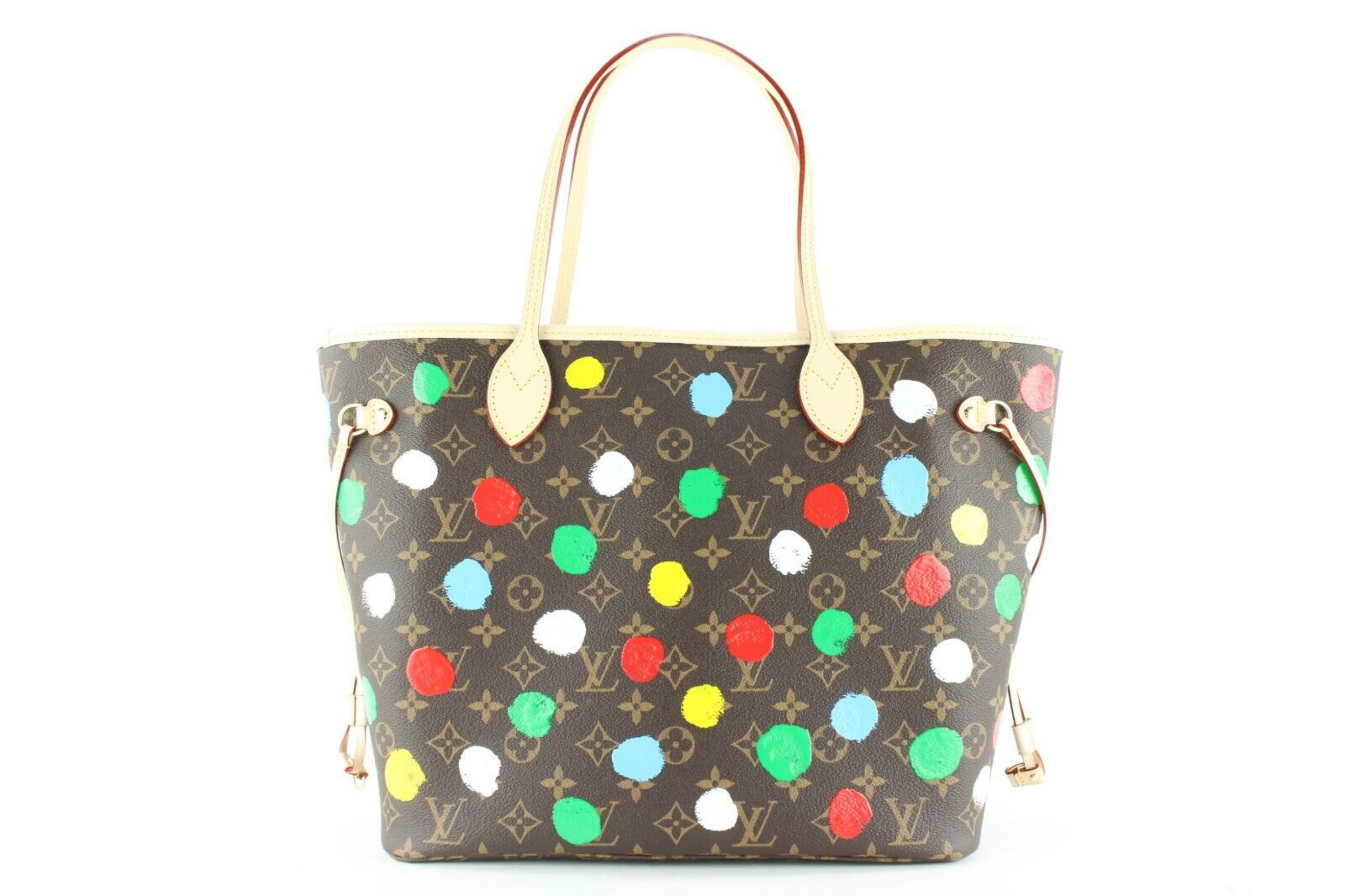 Louis Vuitton Kusama Monogram Dots Neverfull MM Tote 4LV0123 8