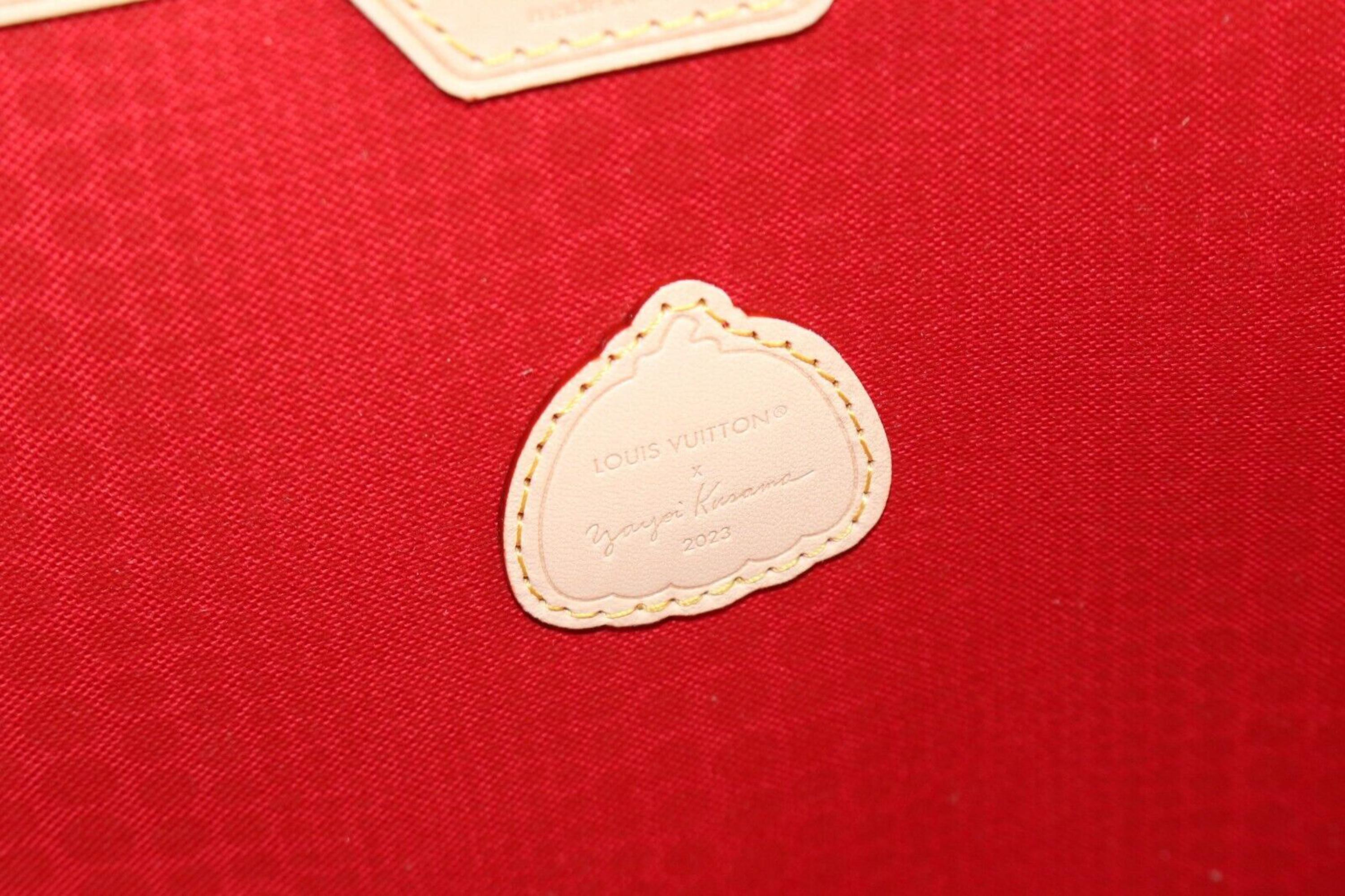Women's Louis Vuitton Kusama Monogram Dots Neverfull MM Tote 4LV0123