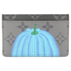 Louis Vuitton Kusama Monogram Eclipse Reverse Card Case Wallet 5LV0501