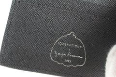 Louis Vuitton Kusama Monogram Eclipse Reverse Men's Bifold Wallet 2LK424C