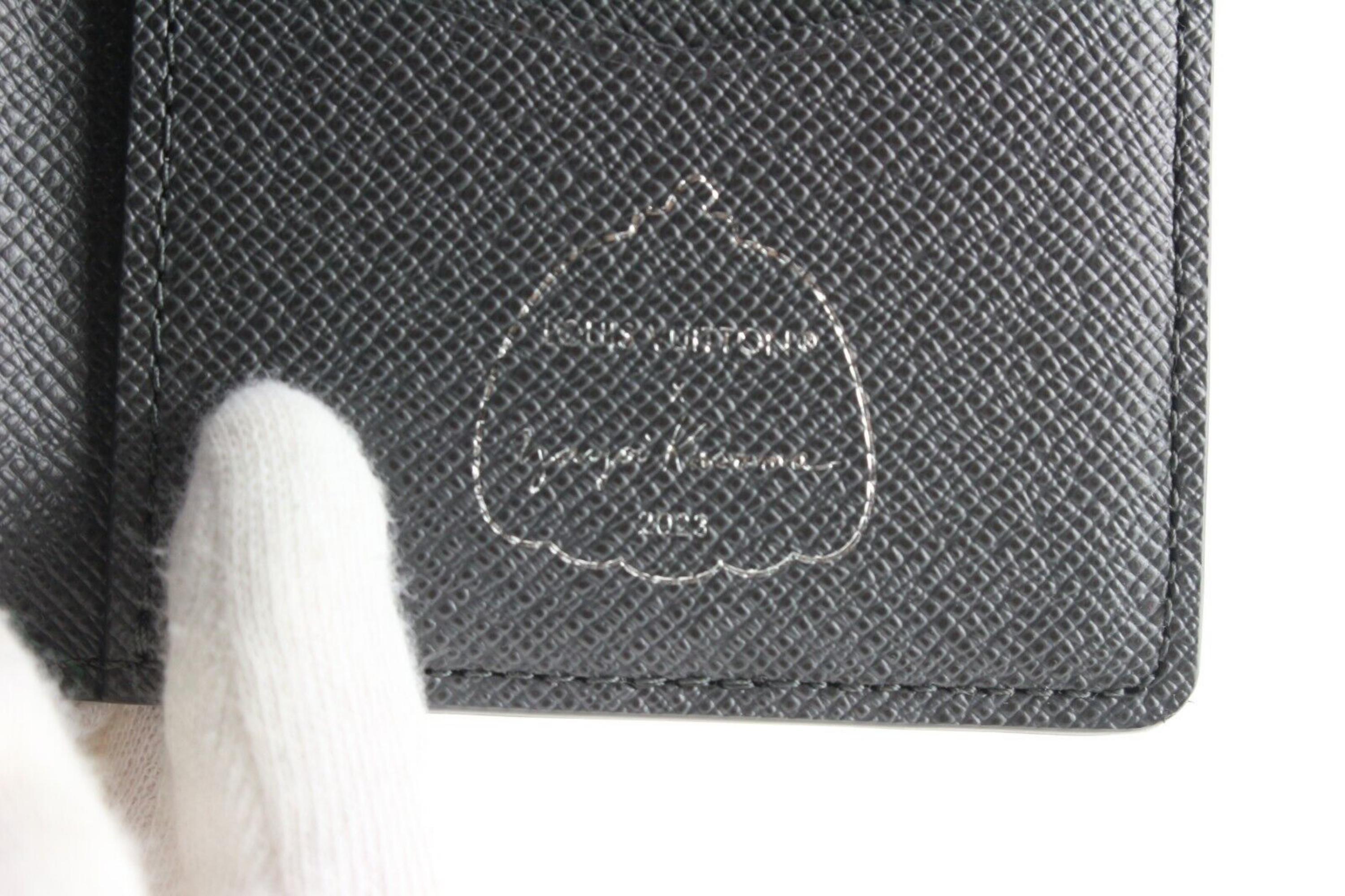 Louis Vuitton Kusama Monogram Eclipse Reverse Pocket Organizer Wallet 4LV0501 For Sale 4