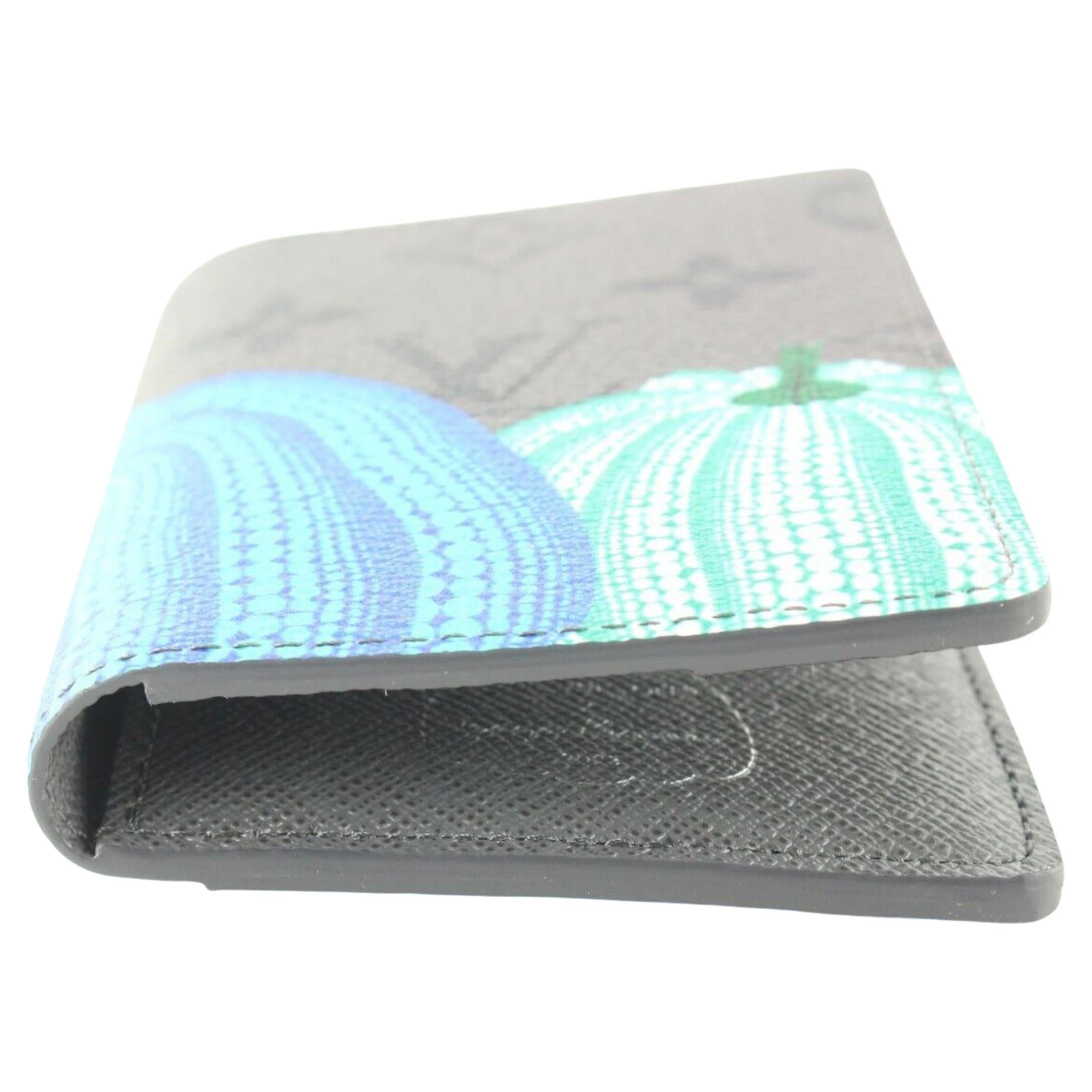 Louis Vuitton Kusama Monogram Eclipse Reverse Pocket Organizer Wallet 4LV0501