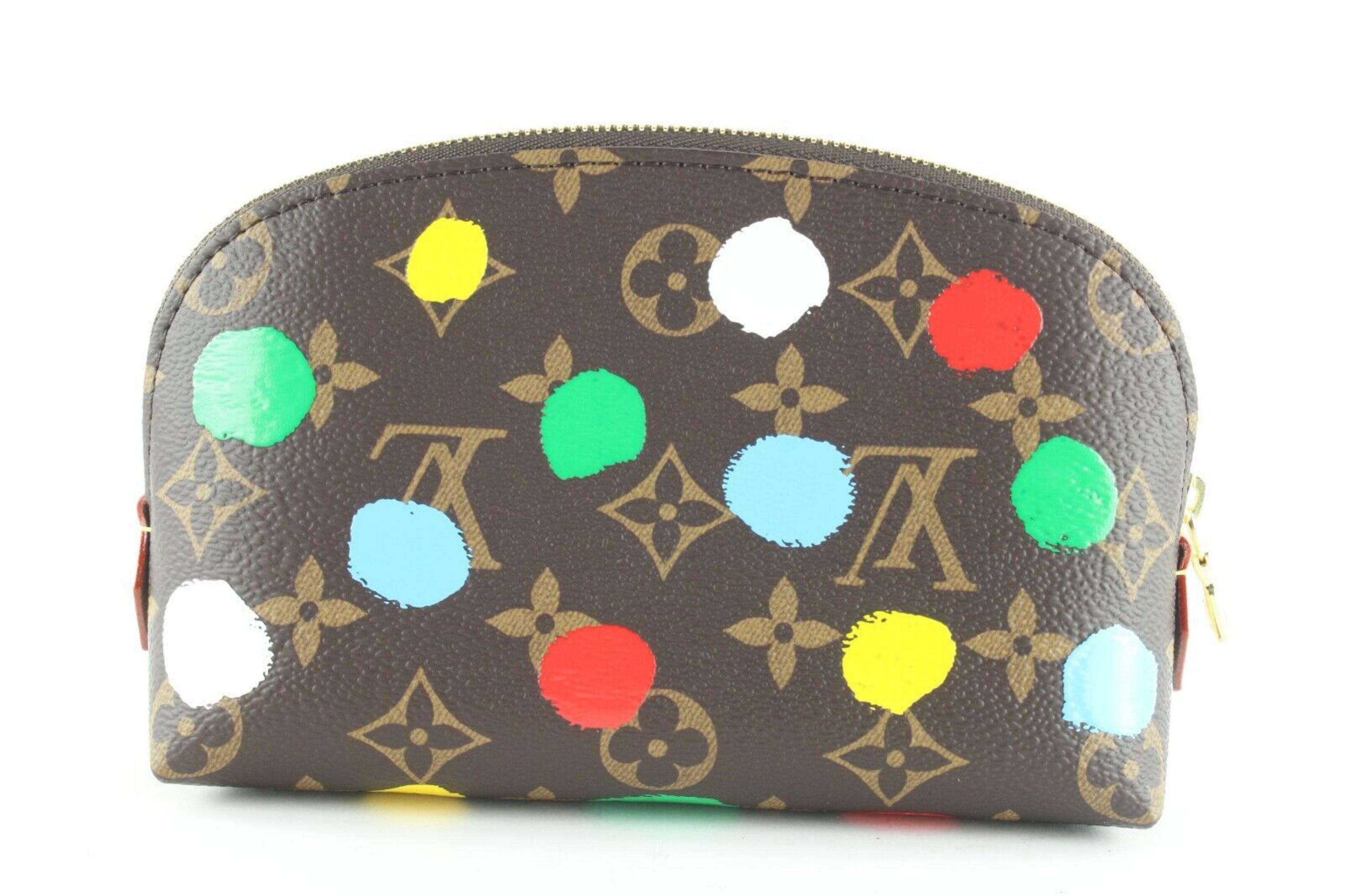 Louis Vuitton Kusama Monogram Paint Dots Cosmetic Pouch PM 7LK0315 3