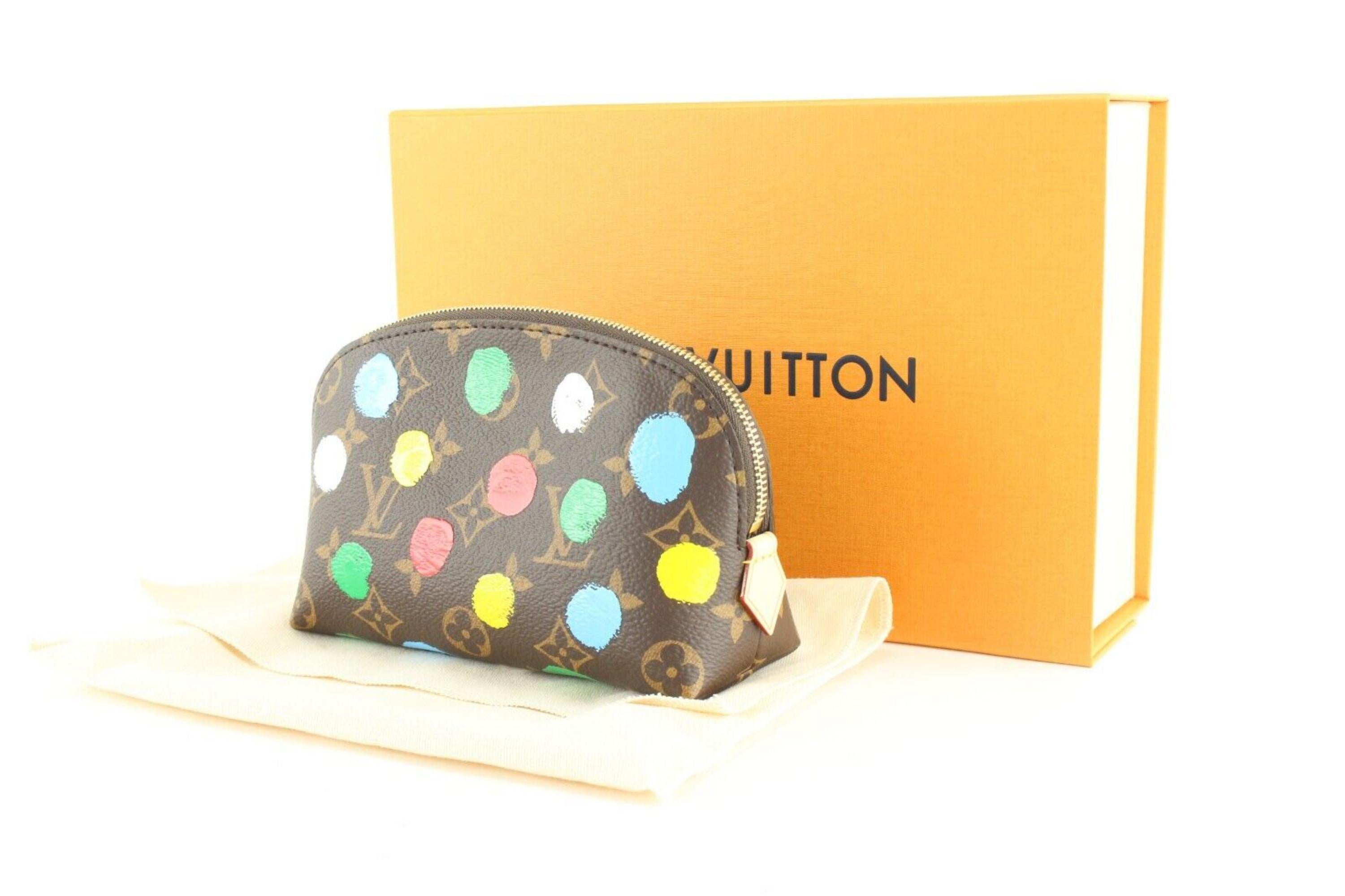 Louis Vuitton Kusama Monogram Paint Dots Cosmetic Pouch PM 7LK0315 5