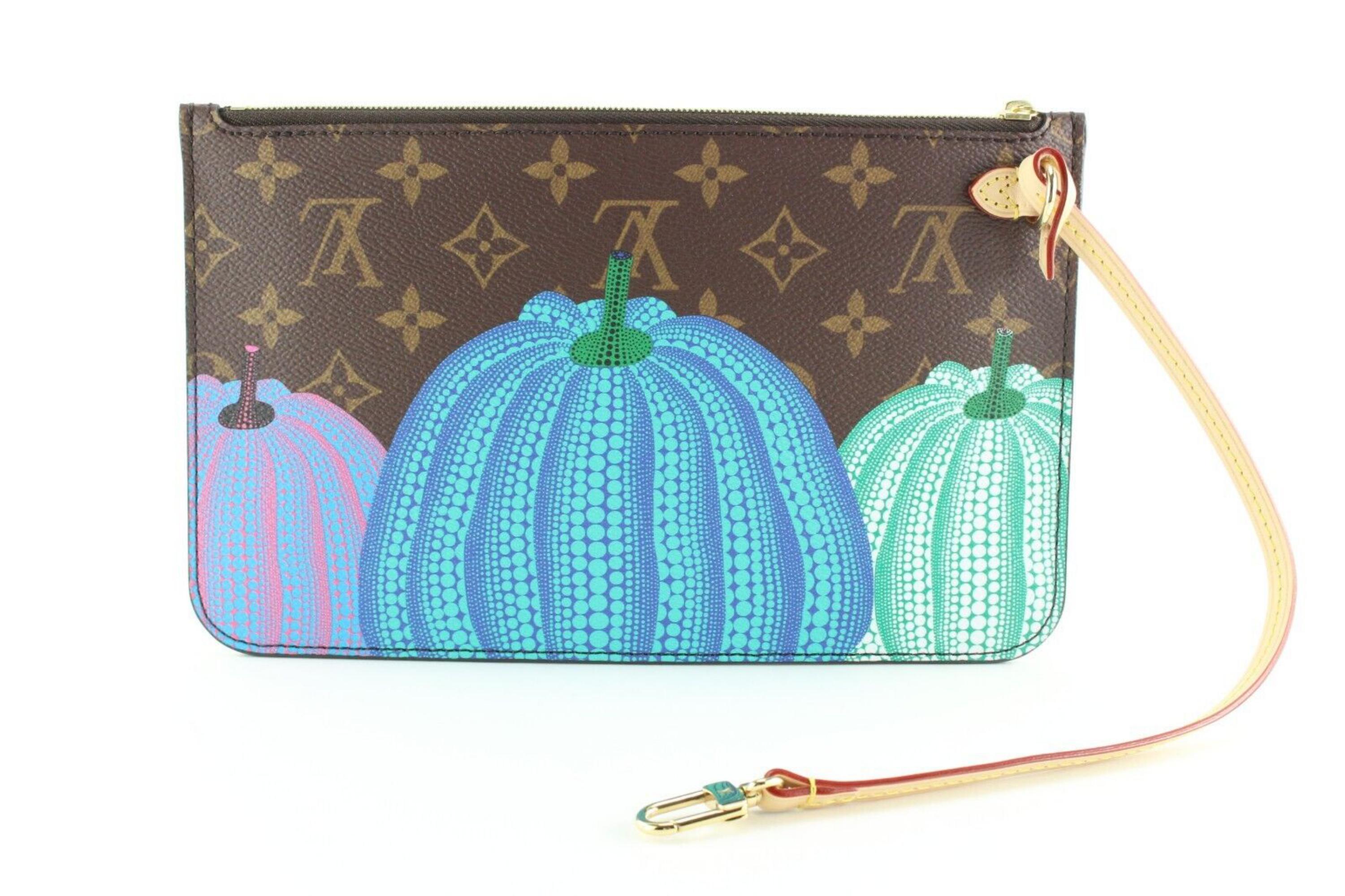 Louis Vuitton Kusama Pumpkins Monogram Neverfull Pochette MM 4LV424C 5