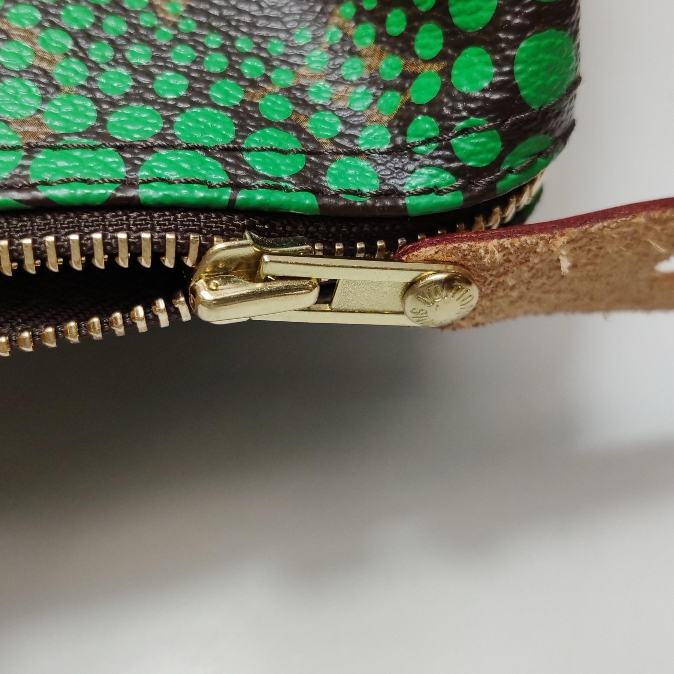 Bolso de asa superior Louis Vuitton Kusama Town Speedy 30 Verde 7