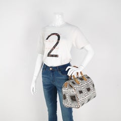 Louis Vuitton Kusama Town Speedy 30 White Top Handle Bag