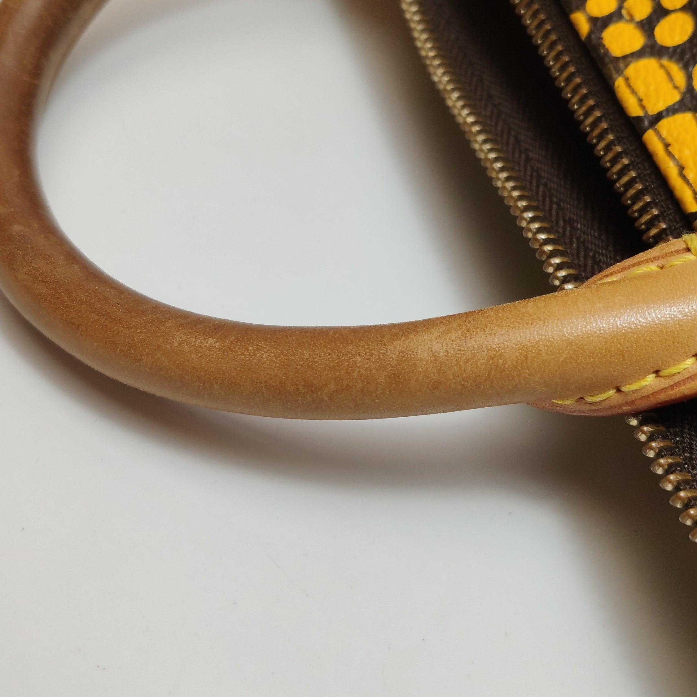 Louis Vuitton Kusama Town Speedy 30 Yellow Top Handle Bag 7