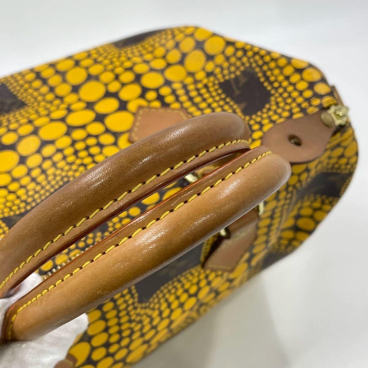 Bolso de asa superior Louis Vuitton Kusama Town Speedy 30 Amarillo 9