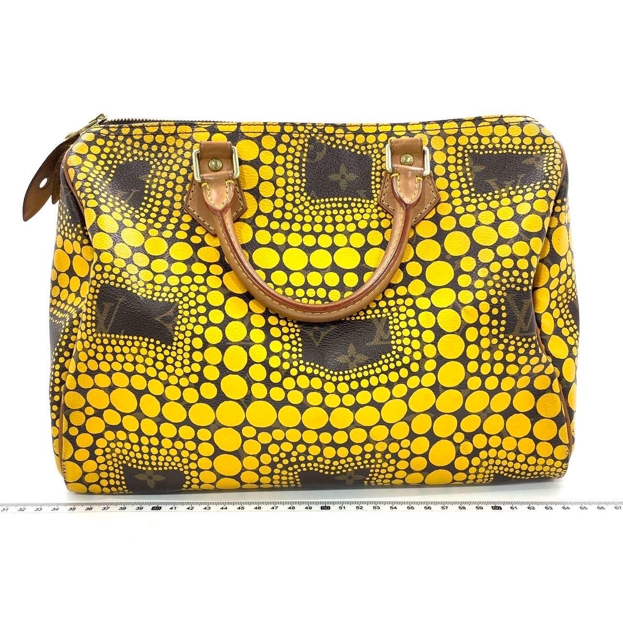 Bolso de asa superior Louis Vuitton Kusama Town Speedy 30 Amarillo 10