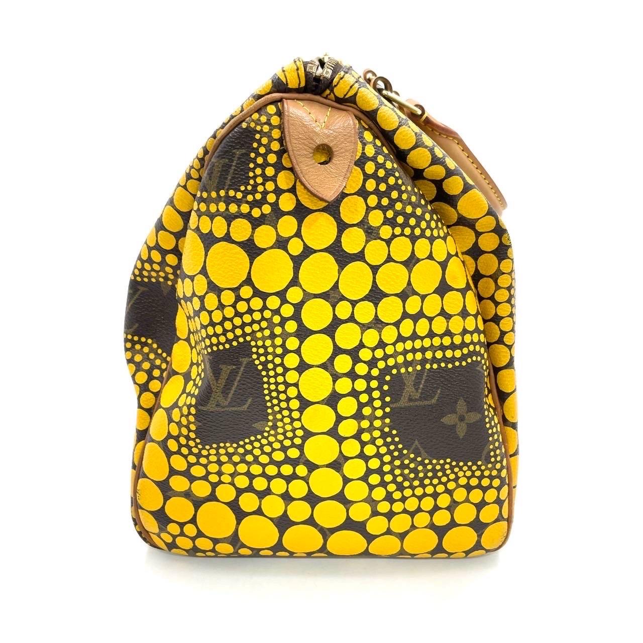 Bolso de asa superior Louis Vuitton Kusama Town Speedy 30 Amarillo 2