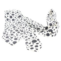 Louis Vuitton Kusama White x Black Dots Neck Tie 1LVA0315