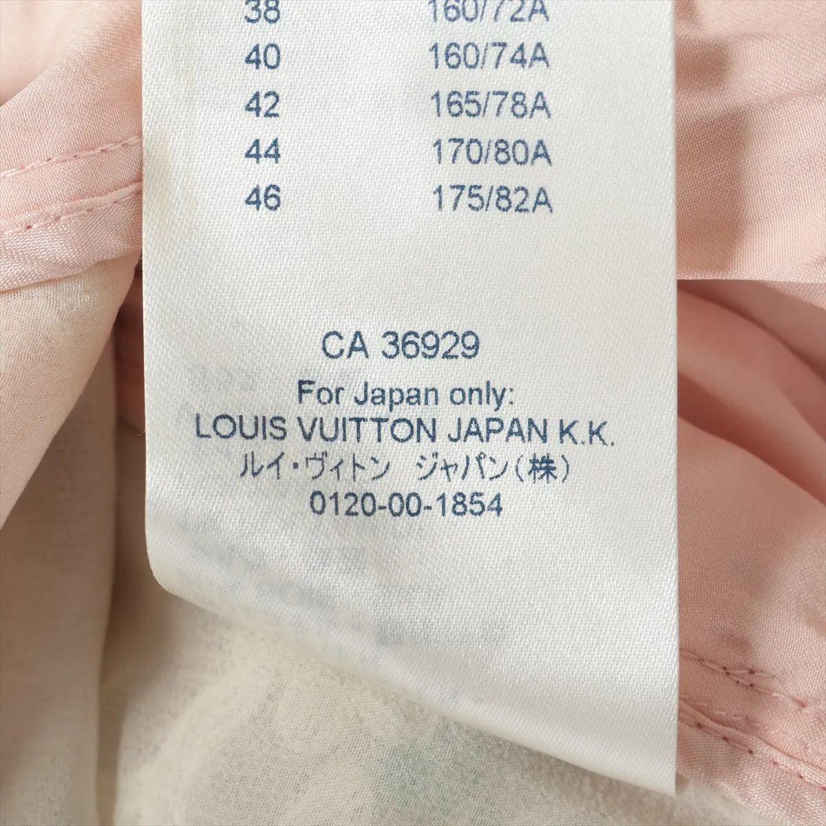 Louis Vuitton Spitze Seide Boho-Stil kurze Hose Rosa im Angebot 2