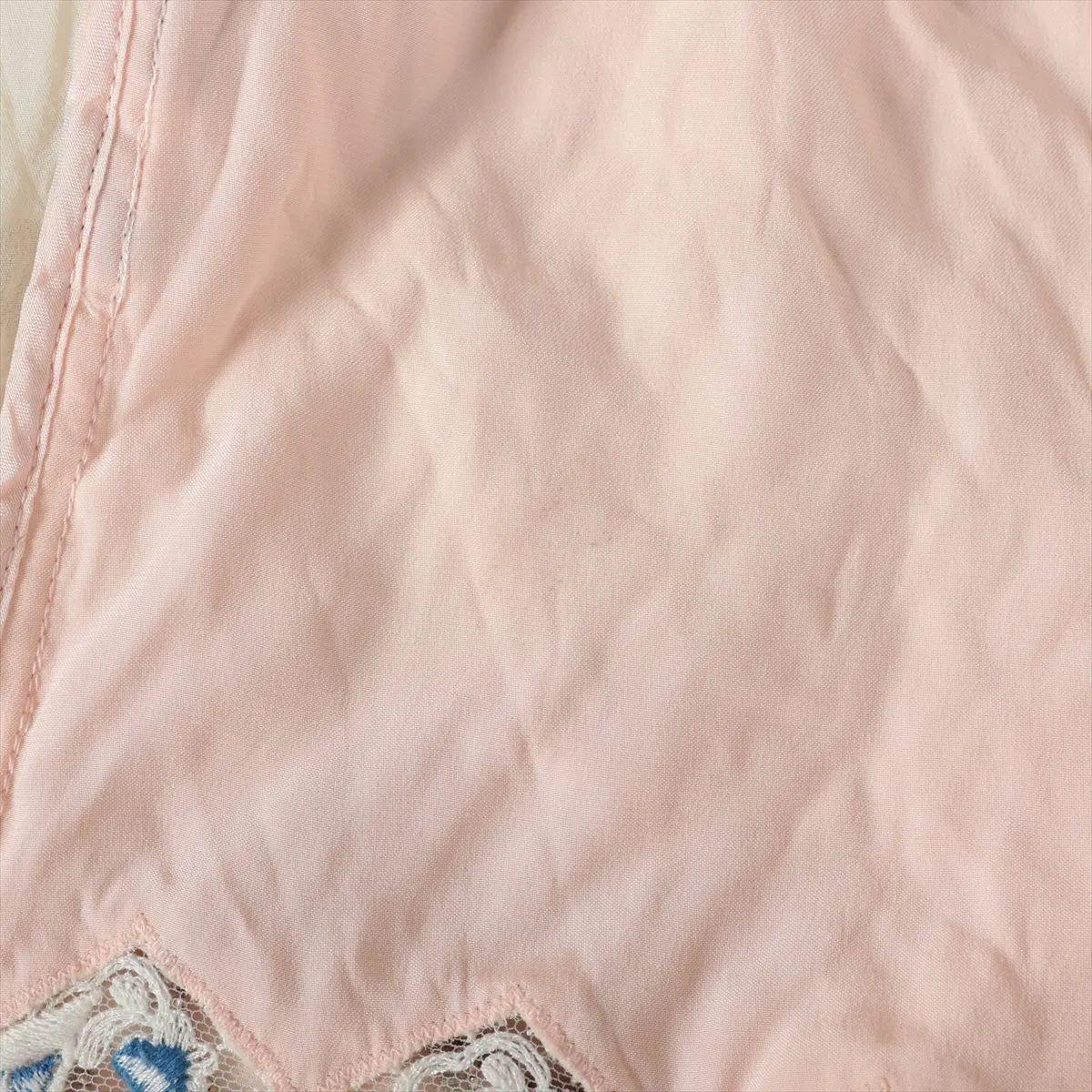 Louis Vuitton Spitze Seide Boho-Stil kurze Hose Rosa im Angebot 3