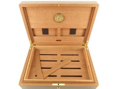 Louis Vuitton Lacquer Wood Desk Cigar Cigarette Humidor Case