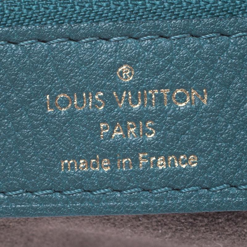 Louis Vuitton Lagon Monogram Mahina Leather Selene MM Bag 4