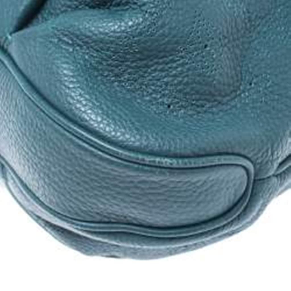 Louis Vuitton Lagon Monogram Mahina Leather Selene MM Bag 3