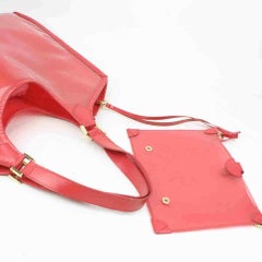 Louis Vuitton Lagoon Bay Plage Epi with Pouch Beach 872946 Red Vinyl Tote