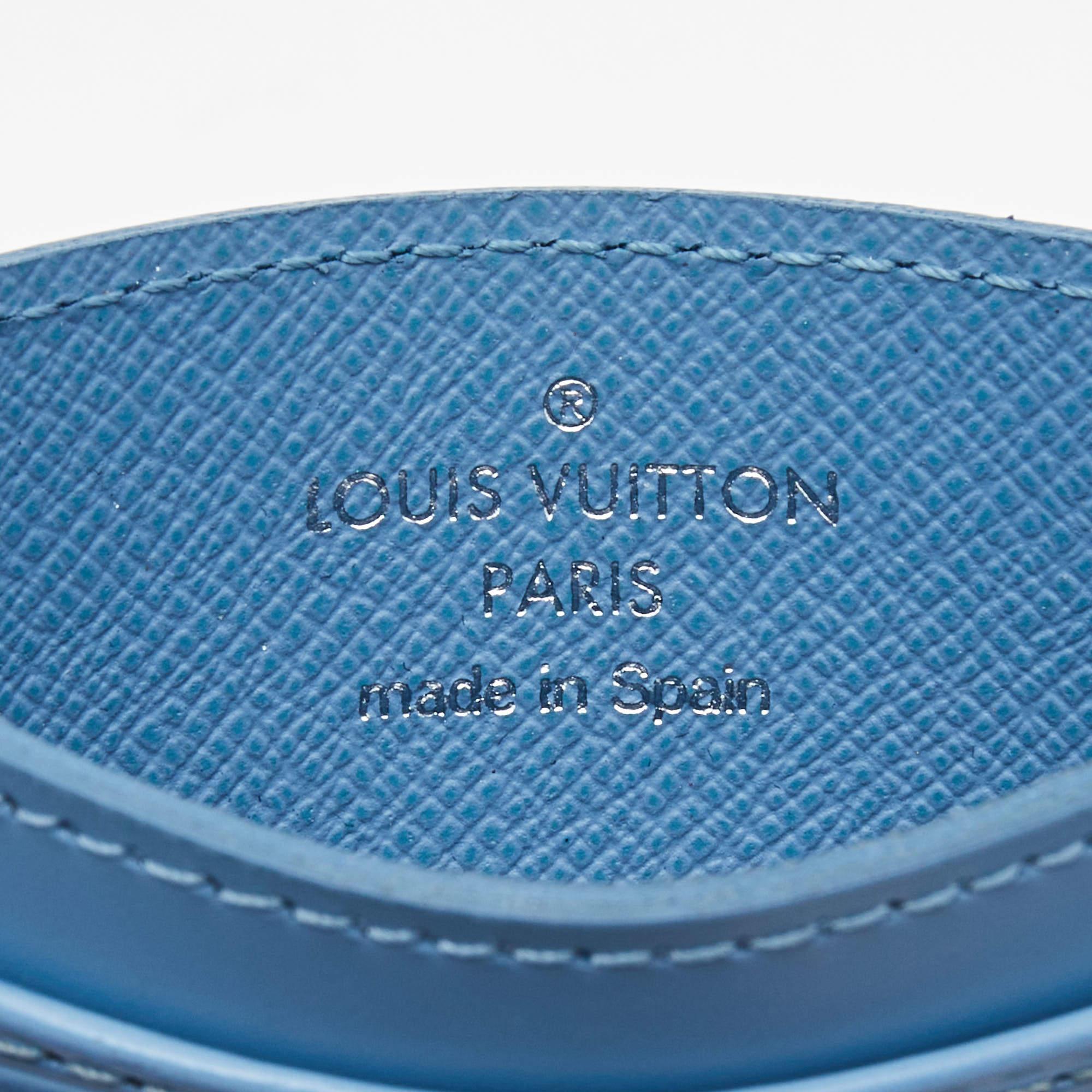 Women's Louis Vuitton Lagoon Epi Leather Card Holder