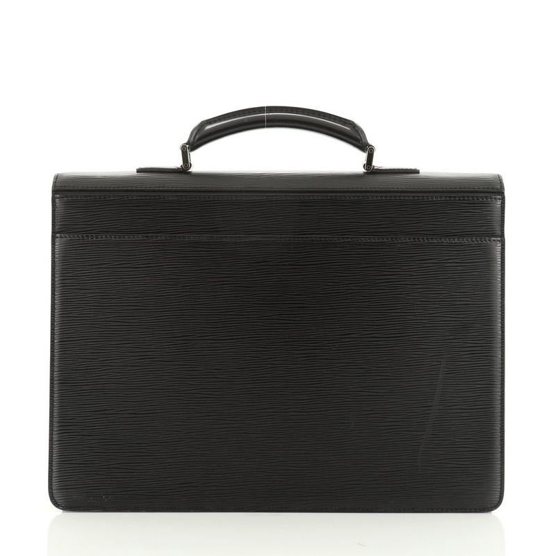 Black Louis Vuitton Laguito Handbag Epi Leather 