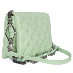 Louis Vuitton Lambskin Embossed Monogram Coussin BB Bag
