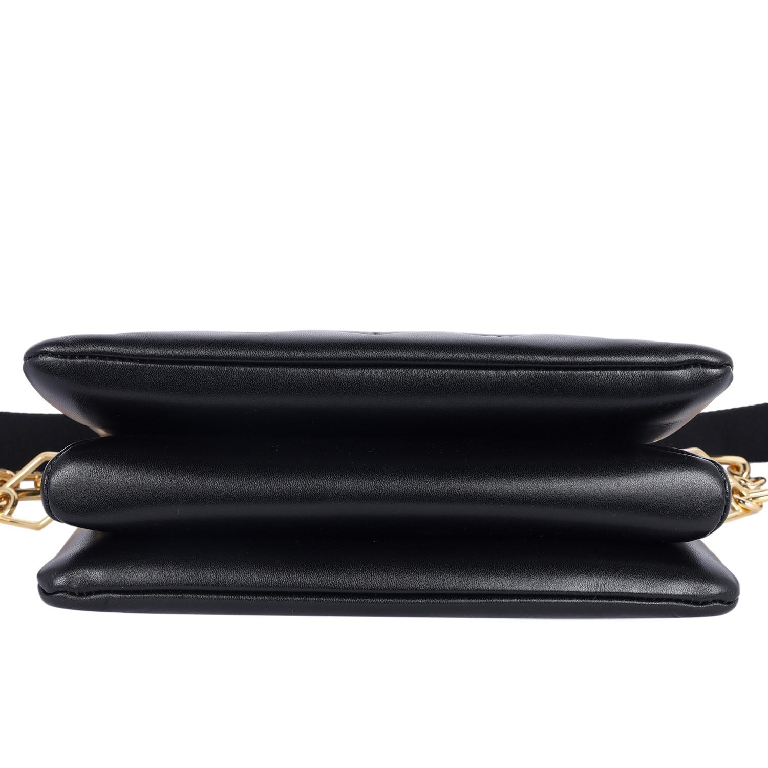 Louis Vuitton Lambskin Embossed Monogram Coussin PM Black 6