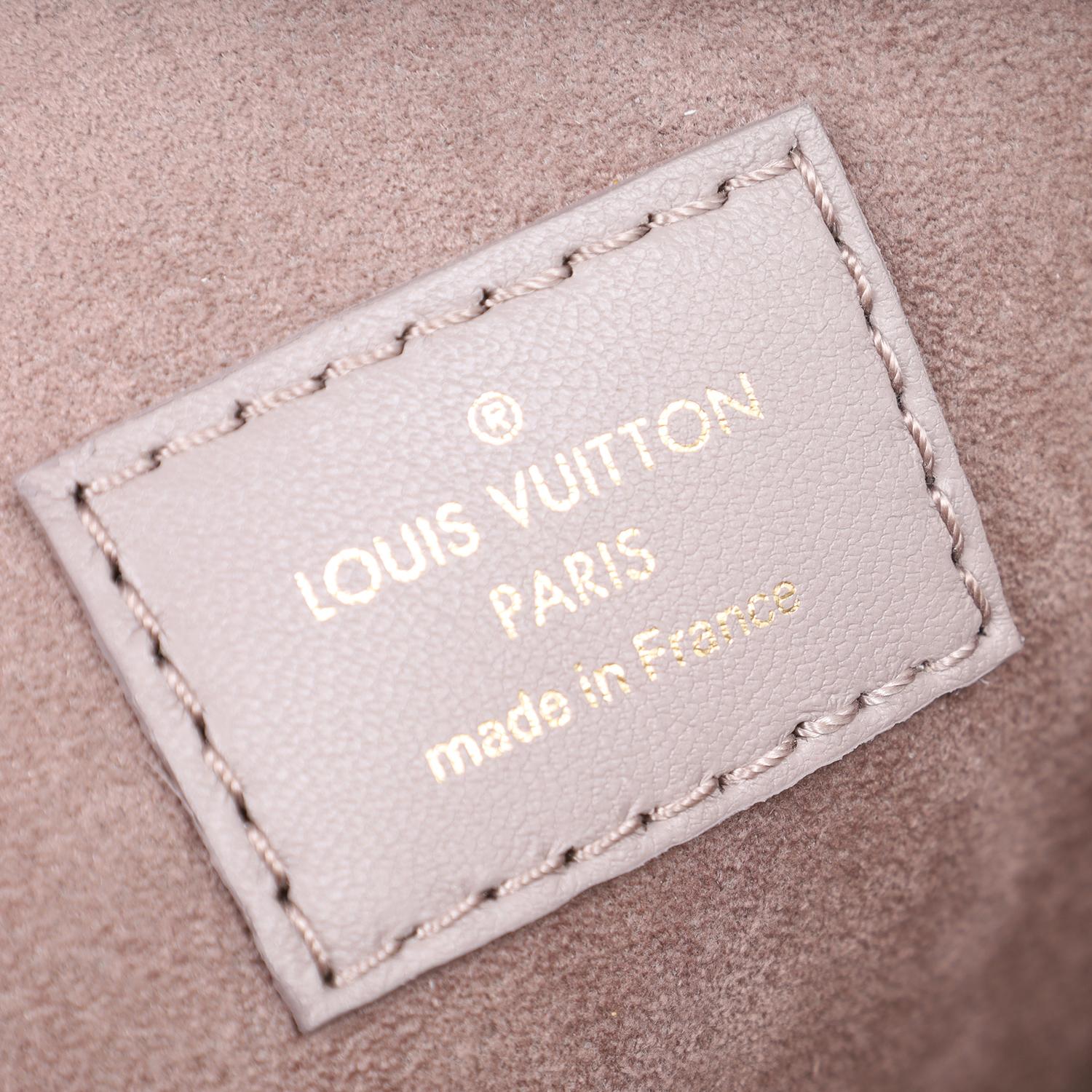 Louis Vuitton Lambskin Embossed Monogram Coussin PM Grey 8