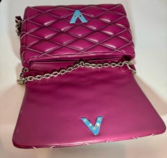 Louis Vuitton Lambskin Malletage GO-14 MM Bordeaux, Excellent Condition Like New