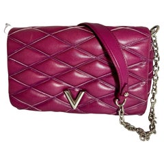 Louis Vuitton Lammfell Malletage GO-14 MM Bordeaux, ausgezeichneter Zustand, wie neu