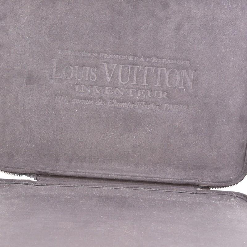 Black Louis Vuitton Laptop Sleeve Damier Graphite 13