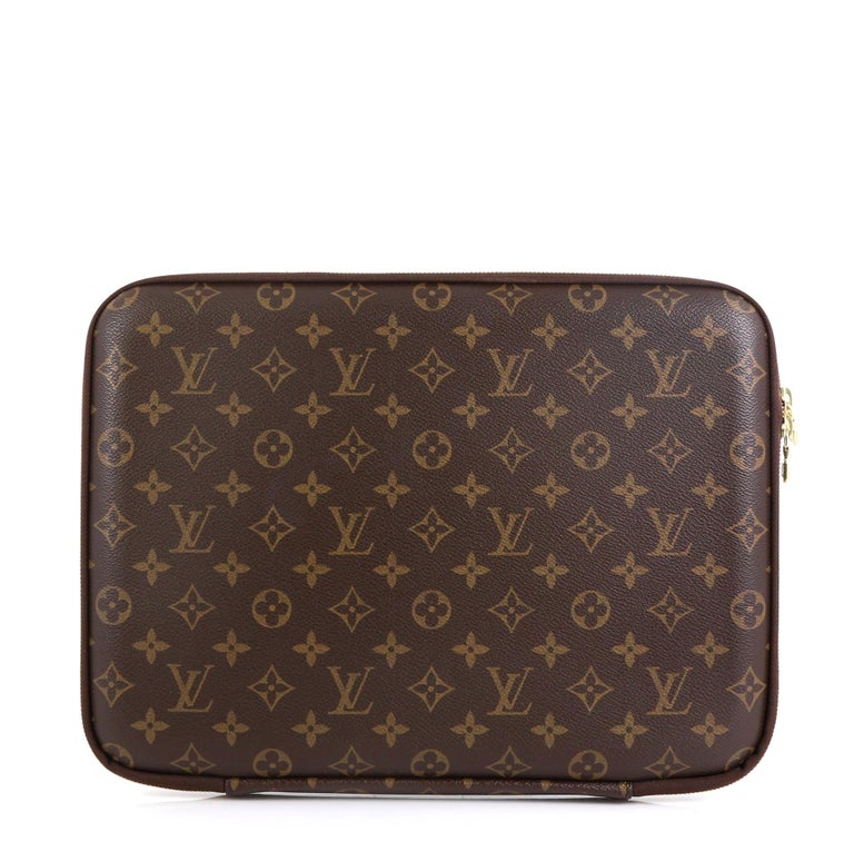 Louis Vuitton Laptop Sleeve Monogram Canvas 13 at 1stDibs