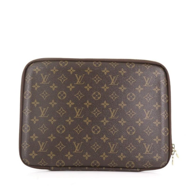 Louis Vuitton Laptop Sleeve Monogram Canvas 13 at 1stDibs