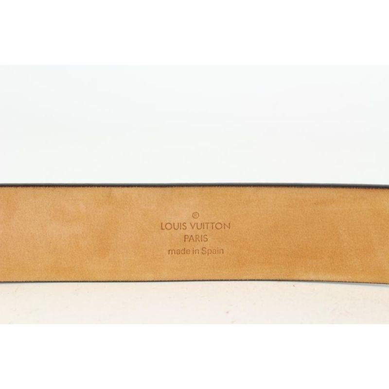 Großer 40/100 Schwarzer x goldener japanischer Berggürtel von Louis Vuitton 173lv730 (Braun) im Angebot