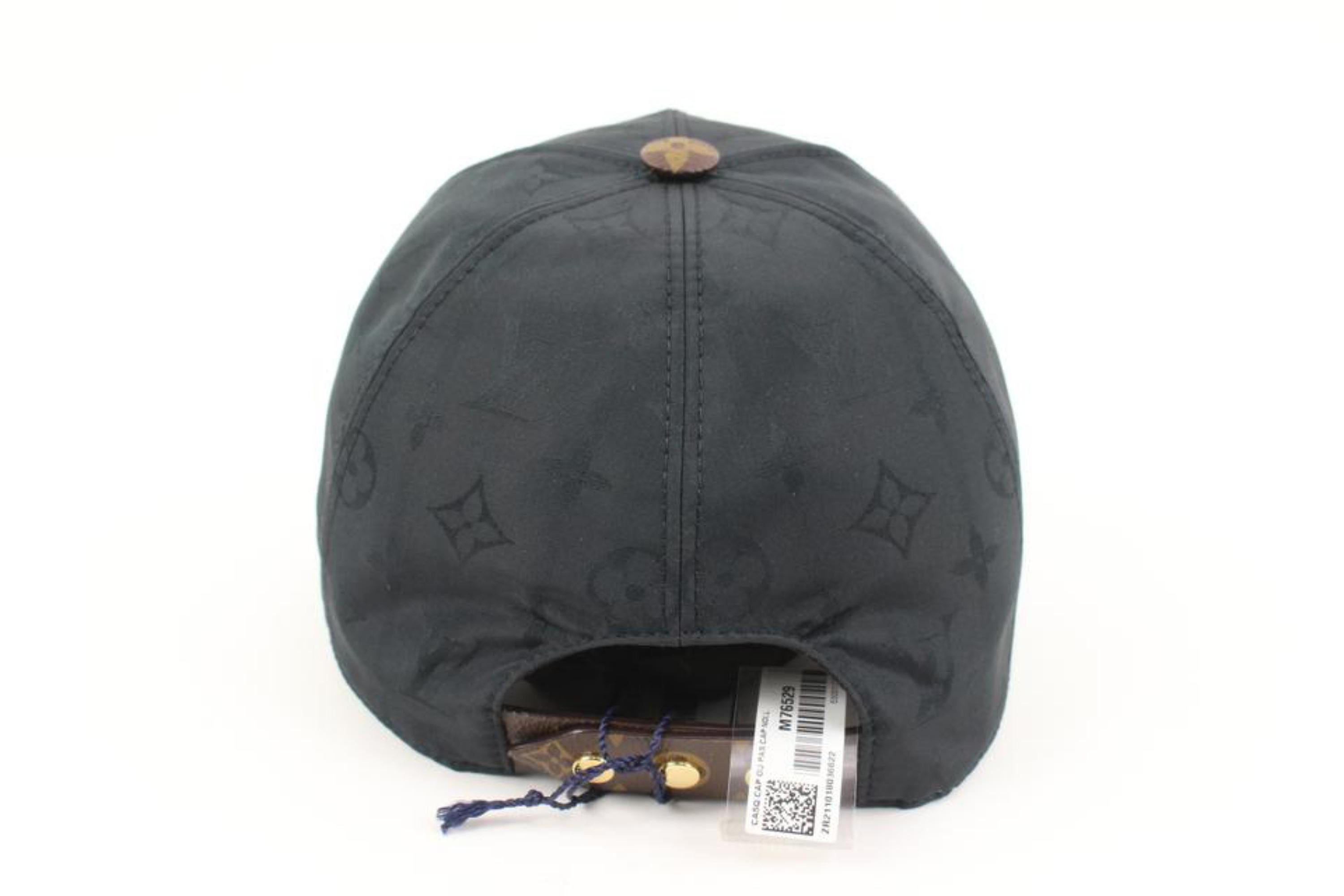 Louis Vuitton Large Black x Brown Monogram Cap Ou Pas Baseball Hat 49lv217s 2