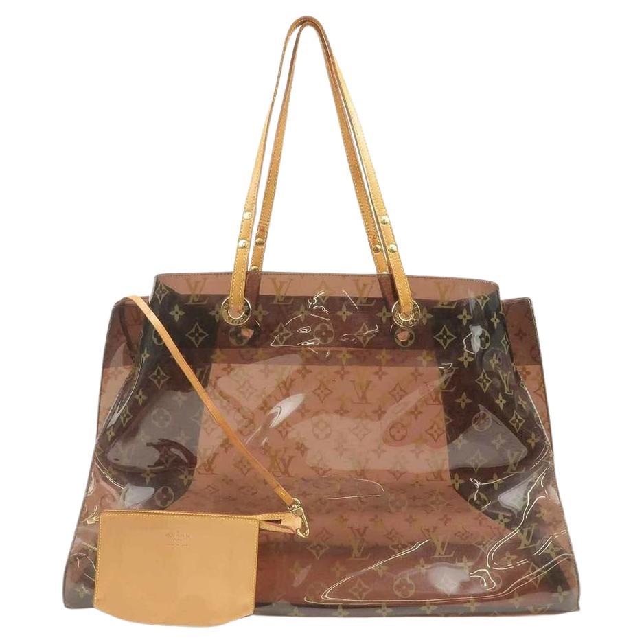 Louis Vuitton Large Clear Monogram Ambre Cabas Cruise GM Tote with Pu240005