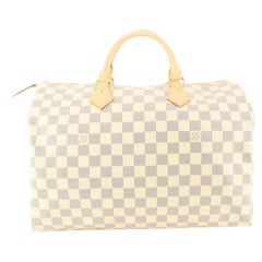 Louis Vuitton Damier Azur Berkeley Speedy Boston Bag 930lv31